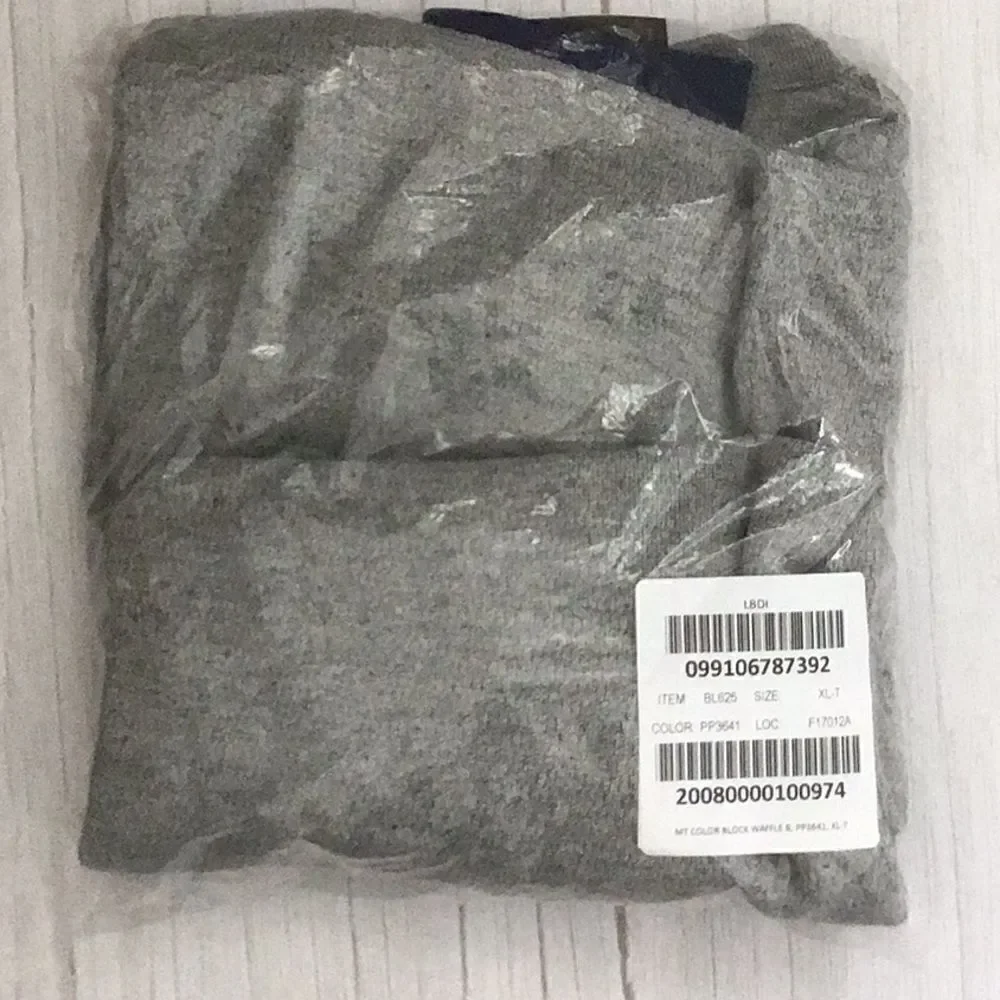 J.Crew Mens Colorblock Baseball Henley  NWT